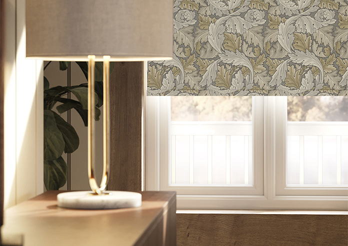 William Morris At Home Acanthus, Flint - Roller Blind - Image 5